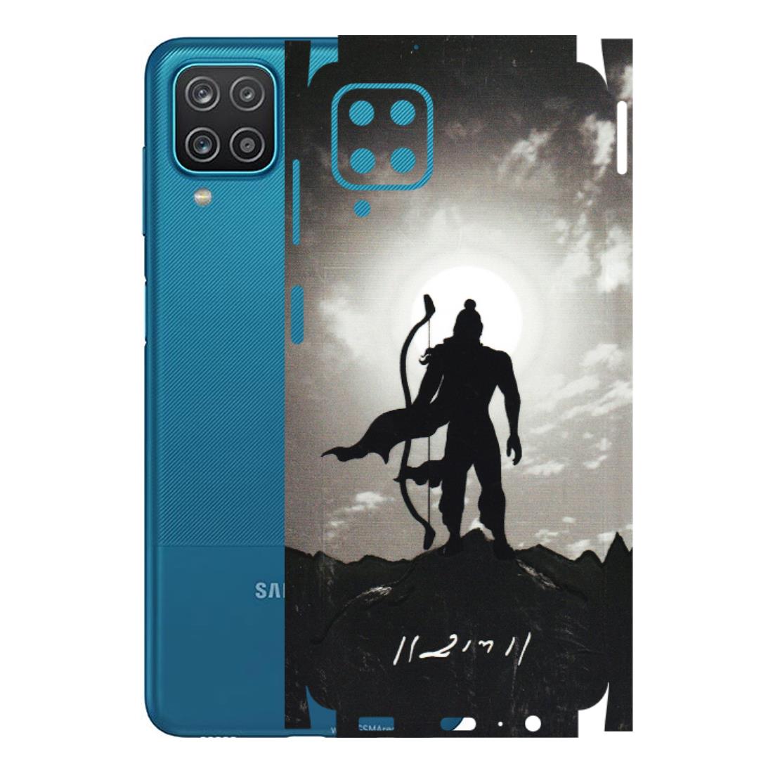 Samsung A/S Series Phone Skins (All Models) - Jai Siya Ram - 3D Embossed Finish (L-200) Samsung Galaxy A12