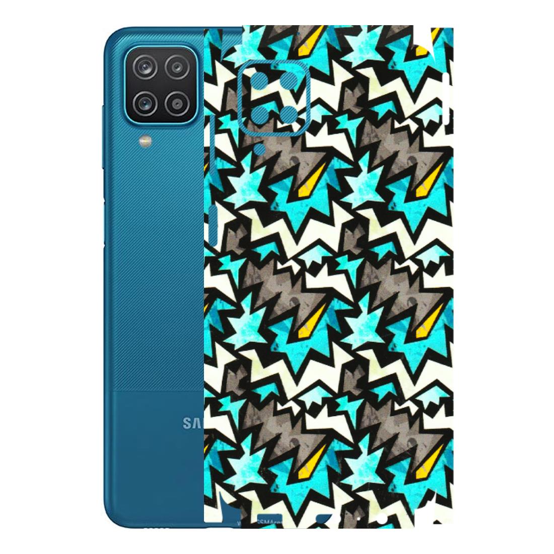 Samsung A/S Series Phone Skins (All Models) - Funky Zig Zag - 3D Embossed Finish (L-223) Samsung Galaxy A12