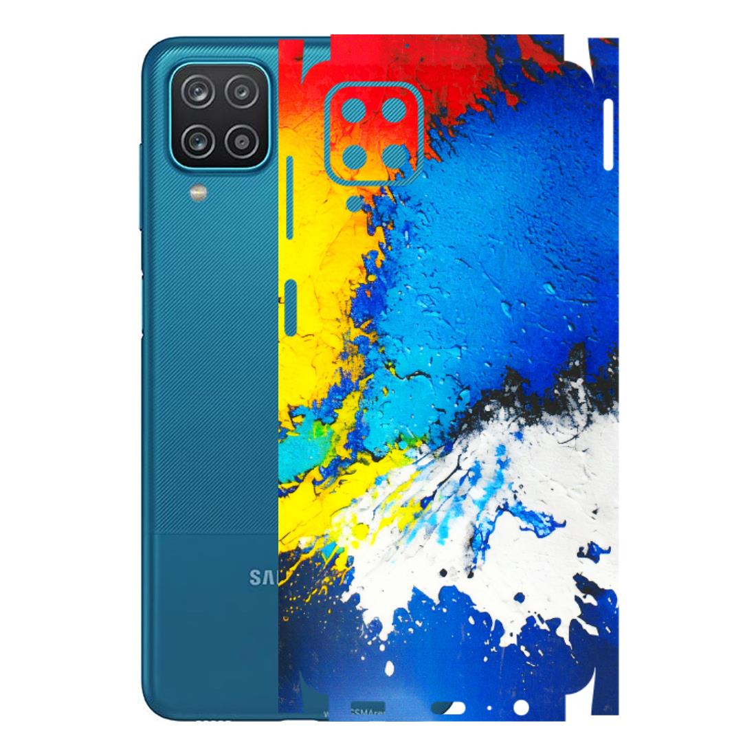 Samsung A/S Series Phone Skins (All Models) - Acrylic Paint Spill - 3D Embossed Finish (L-229) Samsung Galaxy A12
