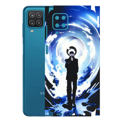 Samsung A/S Series Phone Skins (All Models) - Satoru Gojo Dark Blue - 3D Embossed Finish (L-235) Samsung Galaxy A12