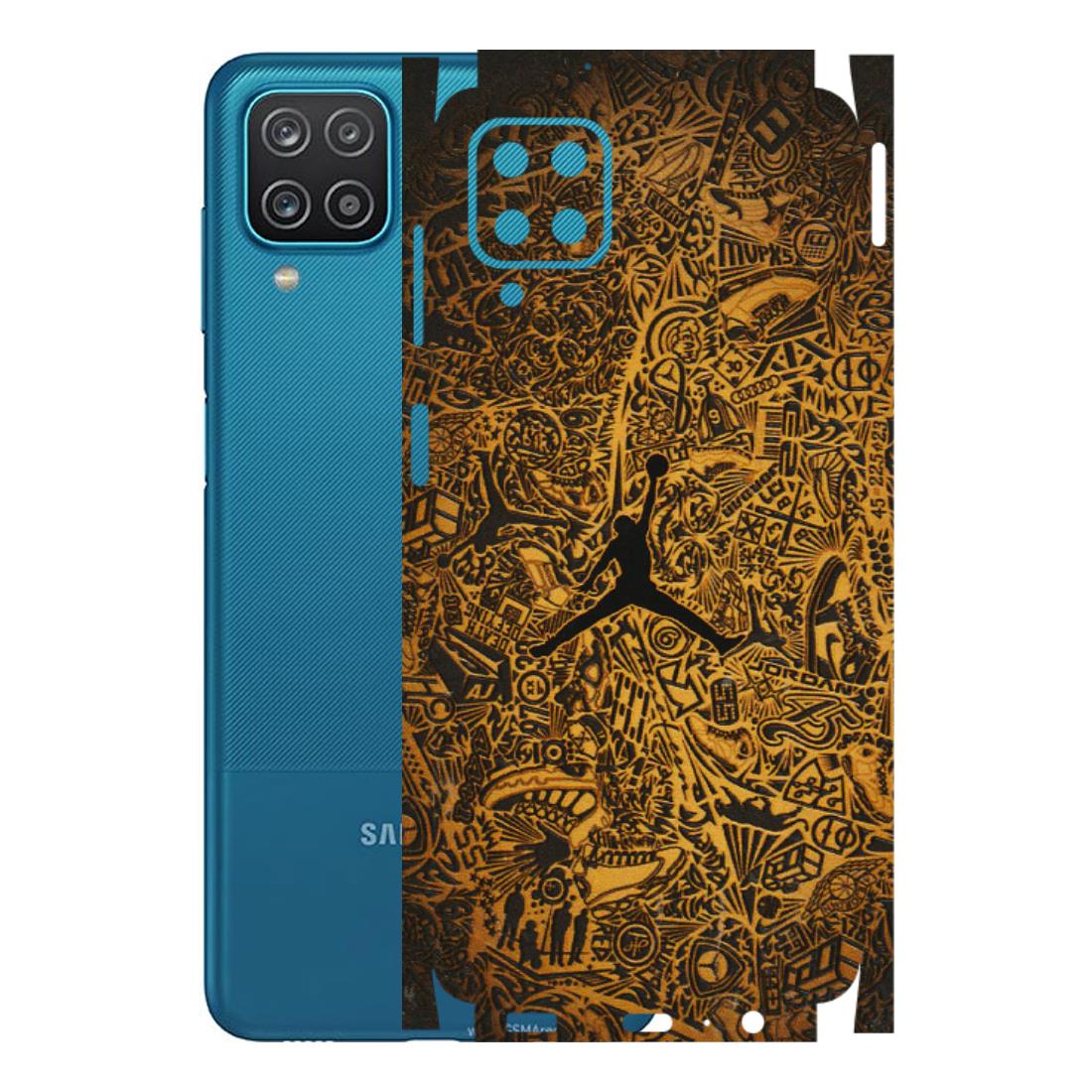 Samsung A/S Series Phone Skins (All Models) - Premium Gold Basketball Player - 3D Embossed Finish (L-236) Samsung Galaxy A12