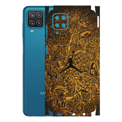 Samsung A/S Series Phone Skins (All Models) - Premium Gold Basketball Player - 3D Embossed Finish (L-236) Samsung Galaxy A12