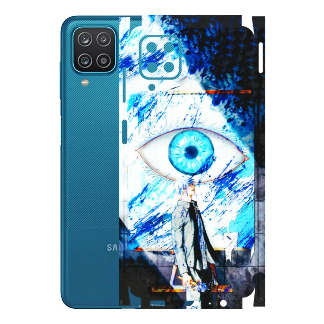 Samsung A/S Series Phone Skins (All Models) - Gojo Satoru evil eye - 3D Embossed Finish (L-239) Samsung Galaxy A12