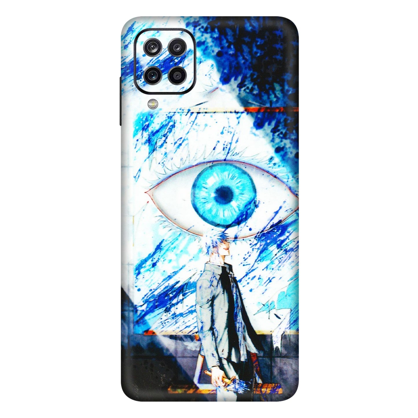 Samsung A/S Series Phone Skins (All Models) - Gojo Satoru evil eye - 3D Embossed Finish (L-239) Samsung Galaxy A12