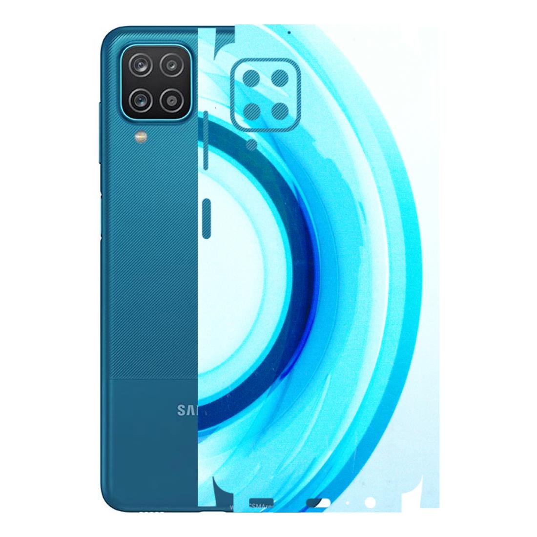 Samsung A/S Series Phone Skins (All Models) - The Blue Curve - 3D Embossed Finish (L-244) Samsung Galaxy A12