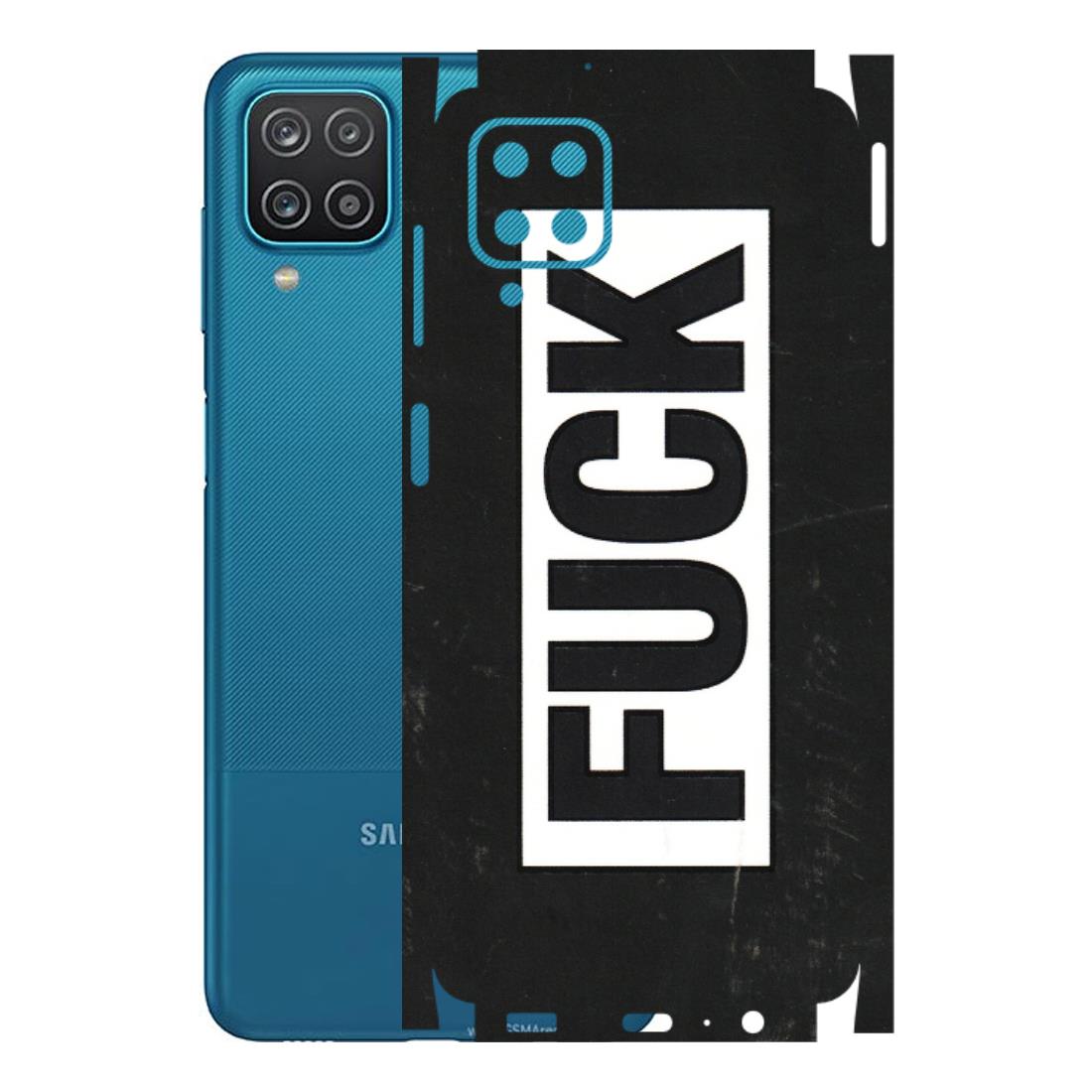 Samsung A/S Series Phone Skins (All Models) - The F Word - 3D Embossed Finish (L-255) Samsung Galaxy A12
