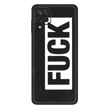 Samsung A/S Series Phone Skins (All Models) - The F Word - 3D Embossed Finish (L-255) Samsung Galaxy A12