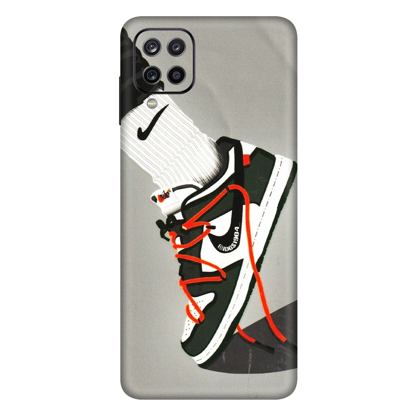 Samsung A/S Series Phone Skins (All Models) - New Grey Sneaker - 3D Embossed Finish (L-261) Samsung Galaxy A12