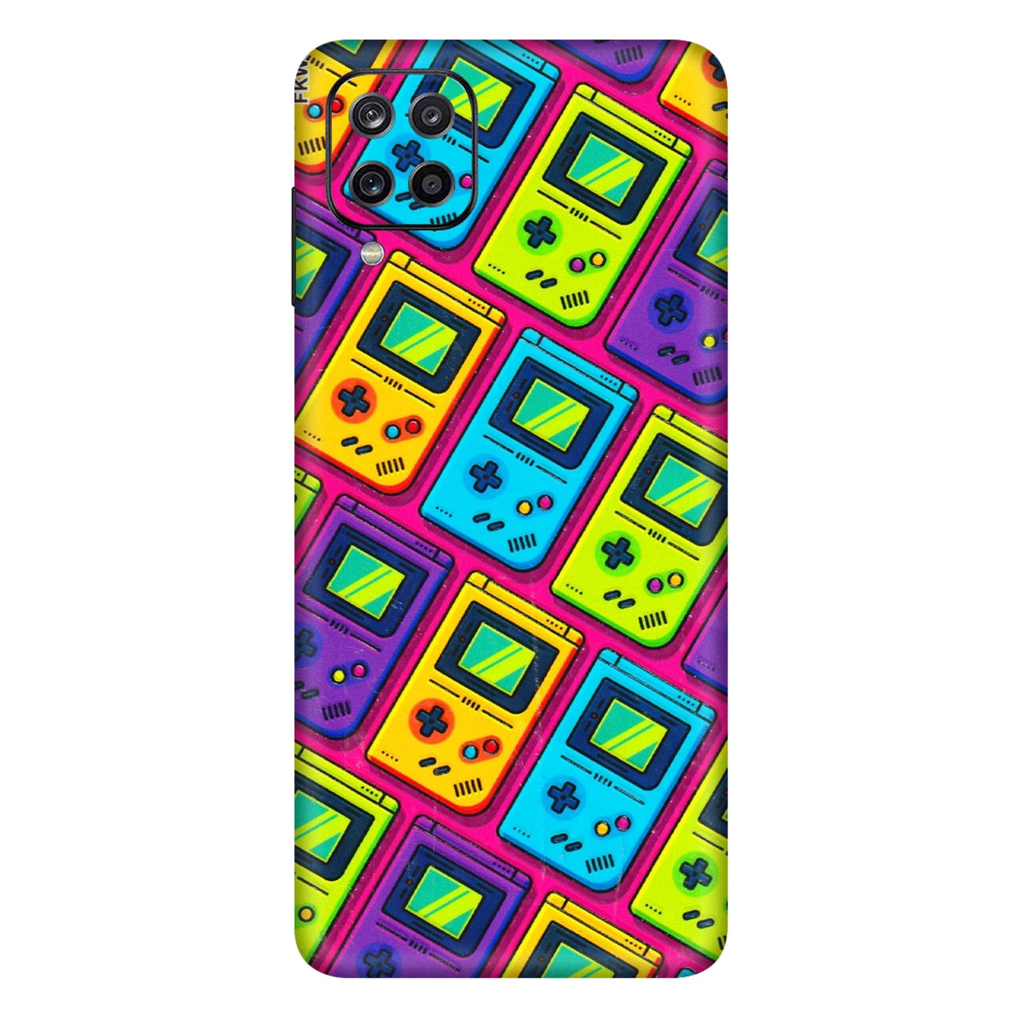 Samsung A/S Series Phone Skins (All Models) - Gameboy Colourful - 3D Embossed Finish (L-266) Samsung Galaxy A12