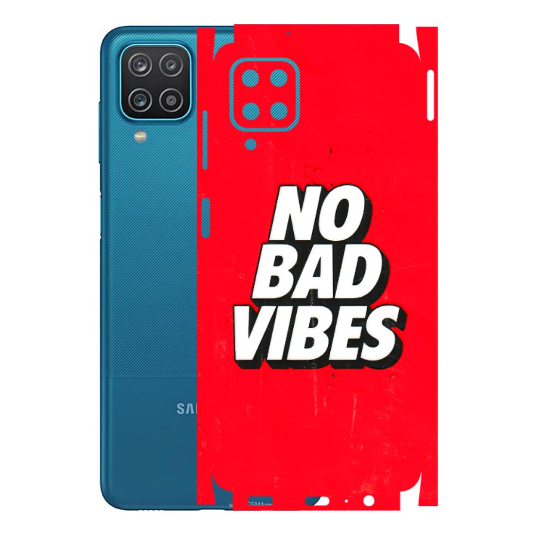 Samsung A/S Series Phone Skins (All Models) - No Bad Vibes - 3D Embossed Finish (L-280) Samsung Galaxy A12