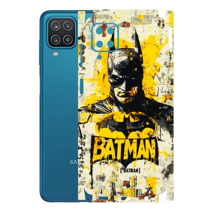 Samsung A/S Series Phone Skins (All Models) - Batman Yellow BT - 3D Embossed Finish (L-304) Samsung Galaxy A12