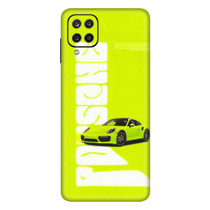 Samsung A/S Series Phone Skins (All Models) - Lime Green Porche - 3D Embossed Finish (L-30) Samsung Galaxy A12