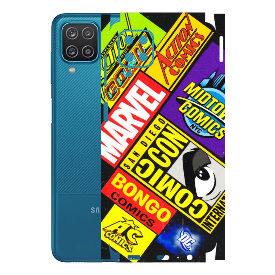 Samsung A/S Series Phone Skins (All Models) - Bongo Comic Con - 3D Embossed Finish (L-325) Samsung Galaxy A12