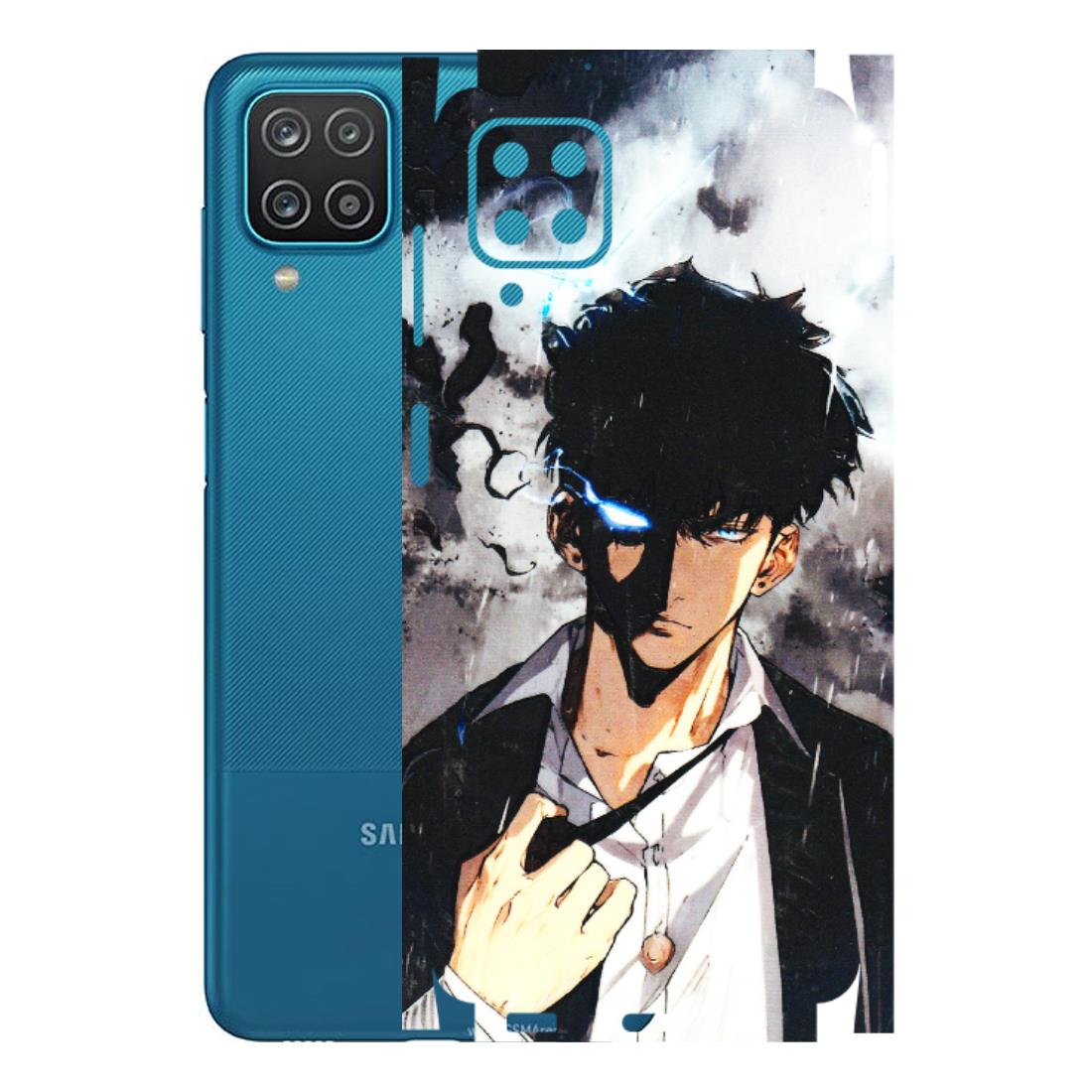 Samsung A/S Series Phone Skins (All Models) - Sung Jinwoo Manhwa Anime - 3D Embossed Finish (L-328) Samsung Galaxy A12