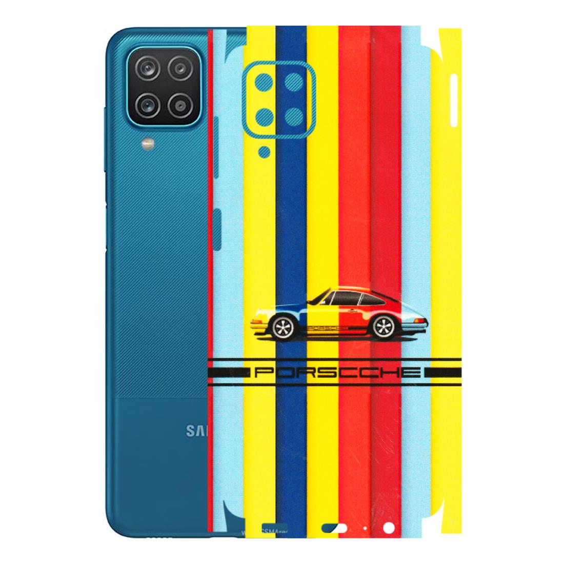 Samsung A/S Series Phone Skins (All Models) - Multicolour Porche - 3D Embossed Finish (L-39) Samsung Galaxy A12