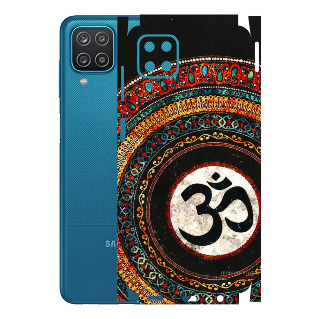 Samsung A/S Series Phone Skins (All Models) - Aum Chant Abstract - 3D Embossed Finish (L-42) Samsung Galaxy A12