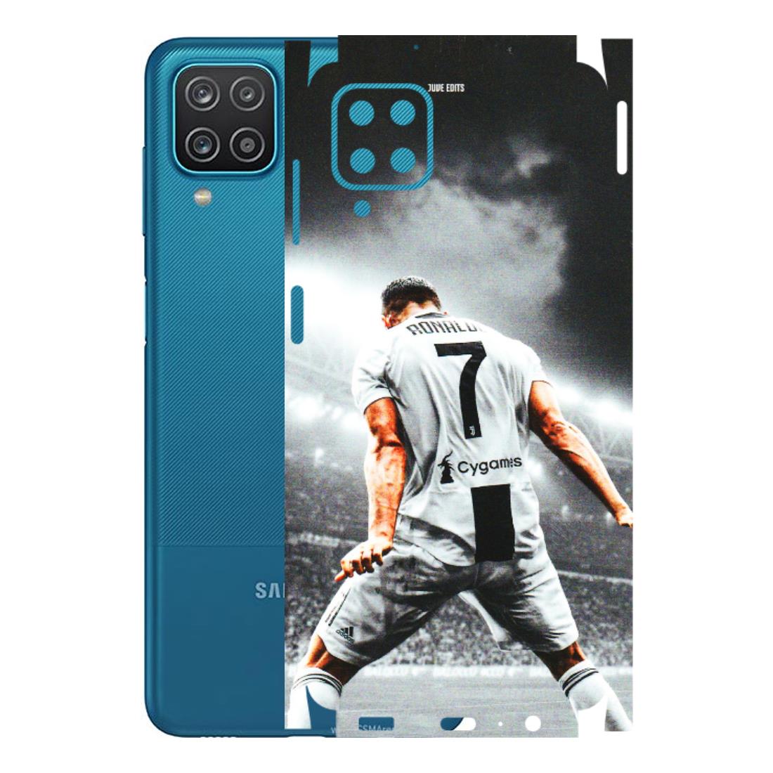 Samsung A/S Series Phone Skins (All Models) - Ronaldo CR7 Crazy - 3D Embossed Finish (L-44) Samsung Galaxy A12