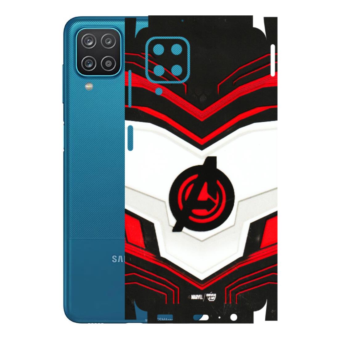 Samsung A/S Series Phone Skins (All Models) - Avengers Logo - 3D Embossed Finish (L-55) Samsung Galaxy A12