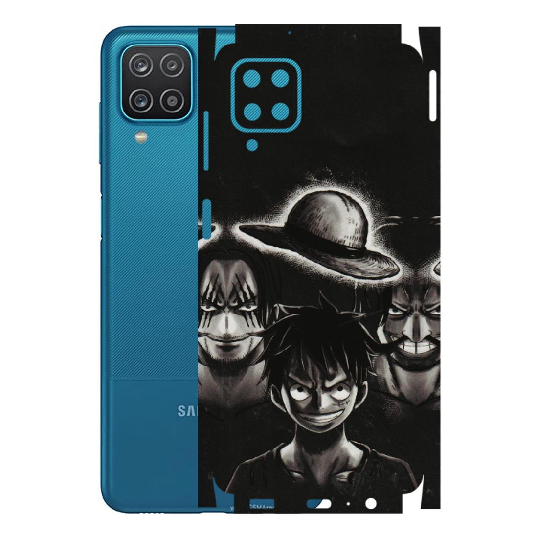 Samsung A/S Series Phone Skins (All Models) - Black Luffy Hat - 3D Embossed Finish (L-57) Samsung Galaxy A12