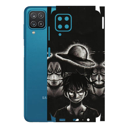 Samsung A/S Series Phone Skins (All Models) - Black Luffy Hat - 3D Embossed Finish (L-57) Samsung Galaxy A12