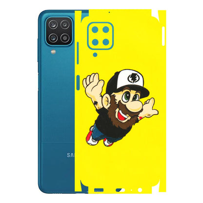 Samsung A/S Series Phone Skins (All Models) - Flying Beardo - 3D Embossed Finish (L-60) Samsung Galaxy A12