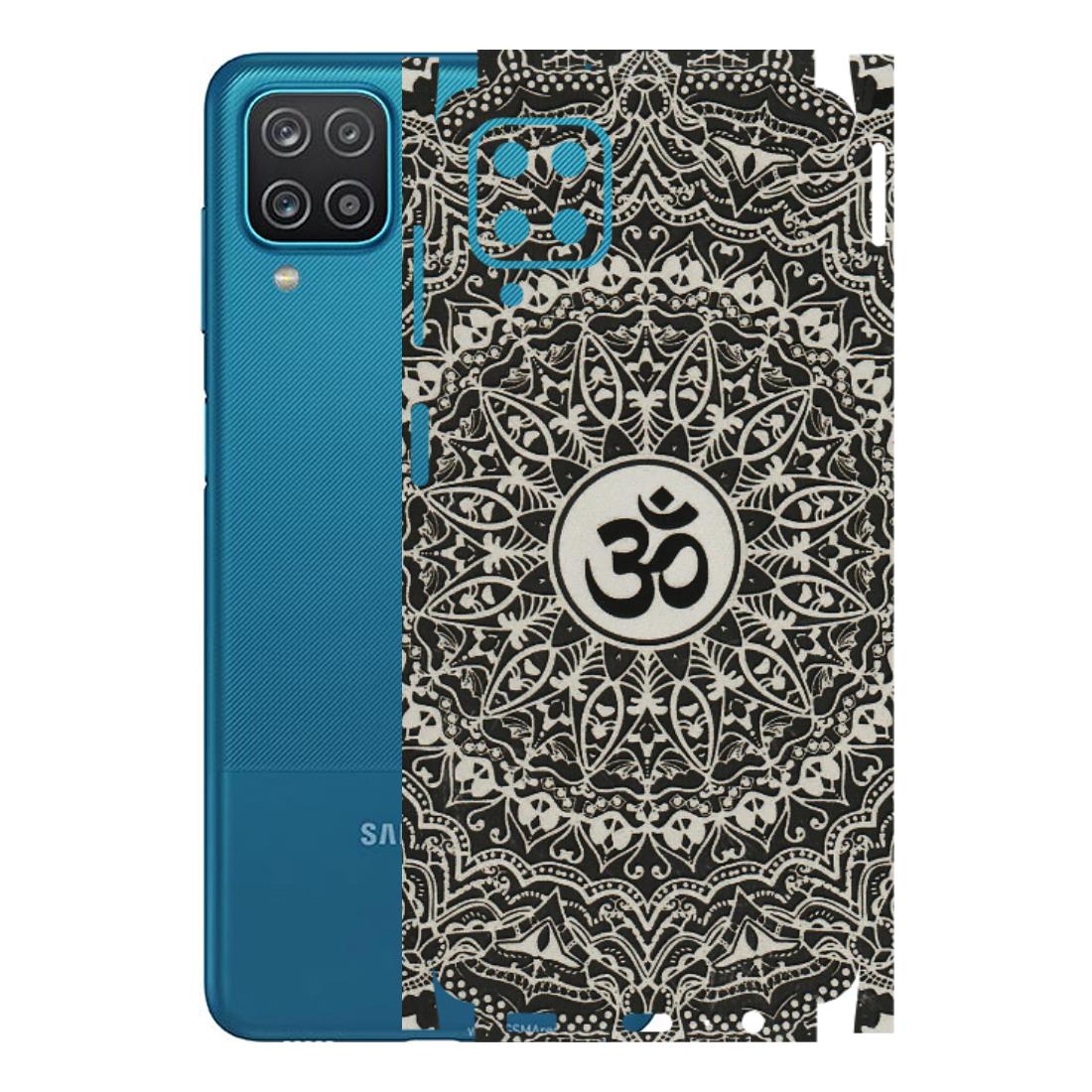 Samsung A/S Series Phone Skins (All Models) - Aum Elegant Mandala - 3D Embossed Finish (L-62) Samsung Galaxy A12
