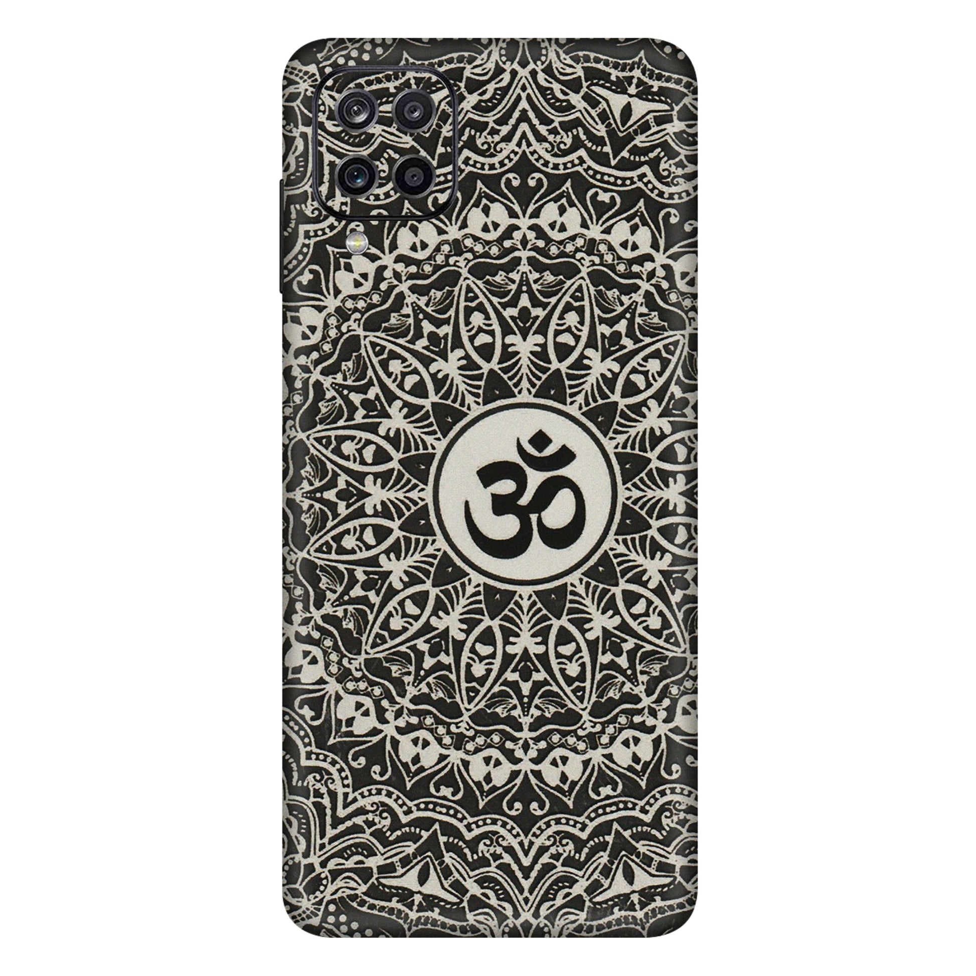 Samsung A/S Series Phone Skins (All Models) - Aum Elegant Mandala - 3D Embossed Finish (L-62) Samsung Galaxy A12