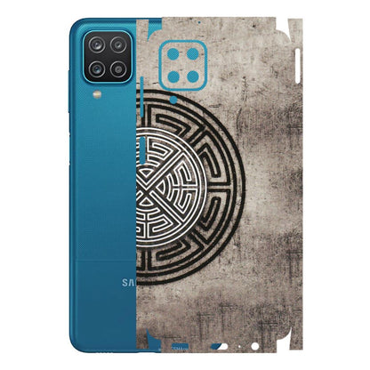 Samsung A/S Series Phone Skins (All Models) - Mysterious Circular Design - 3D Embossed Finish (L-63) Samsung Galaxy A12