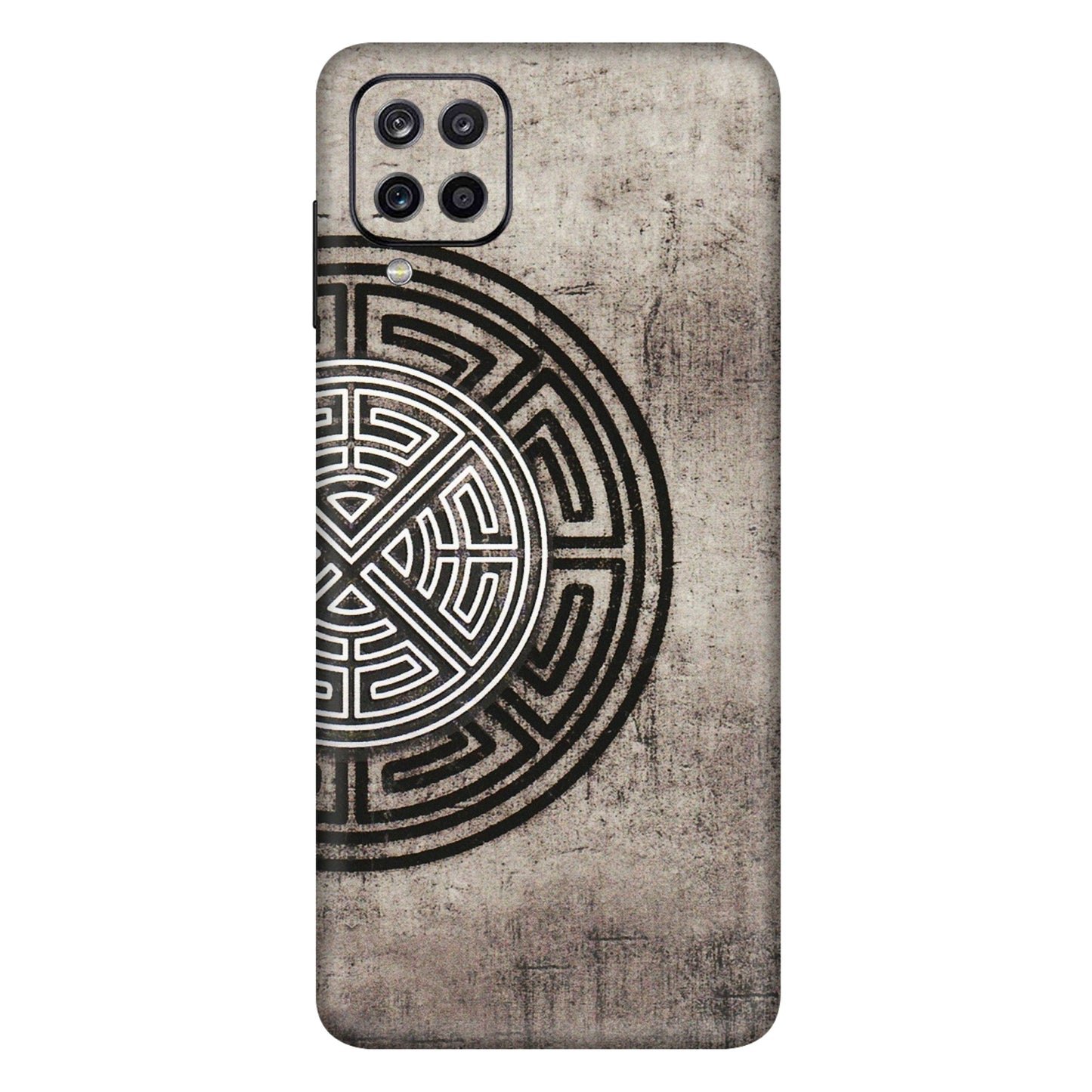 Samsung A/S Series Phone Skins (All Models) - Mysterious Circular Design - 3D Embossed Finish (L-63) Samsung Galaxy A12