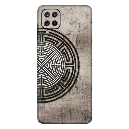 Samsung A/S Series Phone Skins (All Models) - Mysterious Circular Design - 3D Embossed Finish (L-63) Samsung Galaxy A12