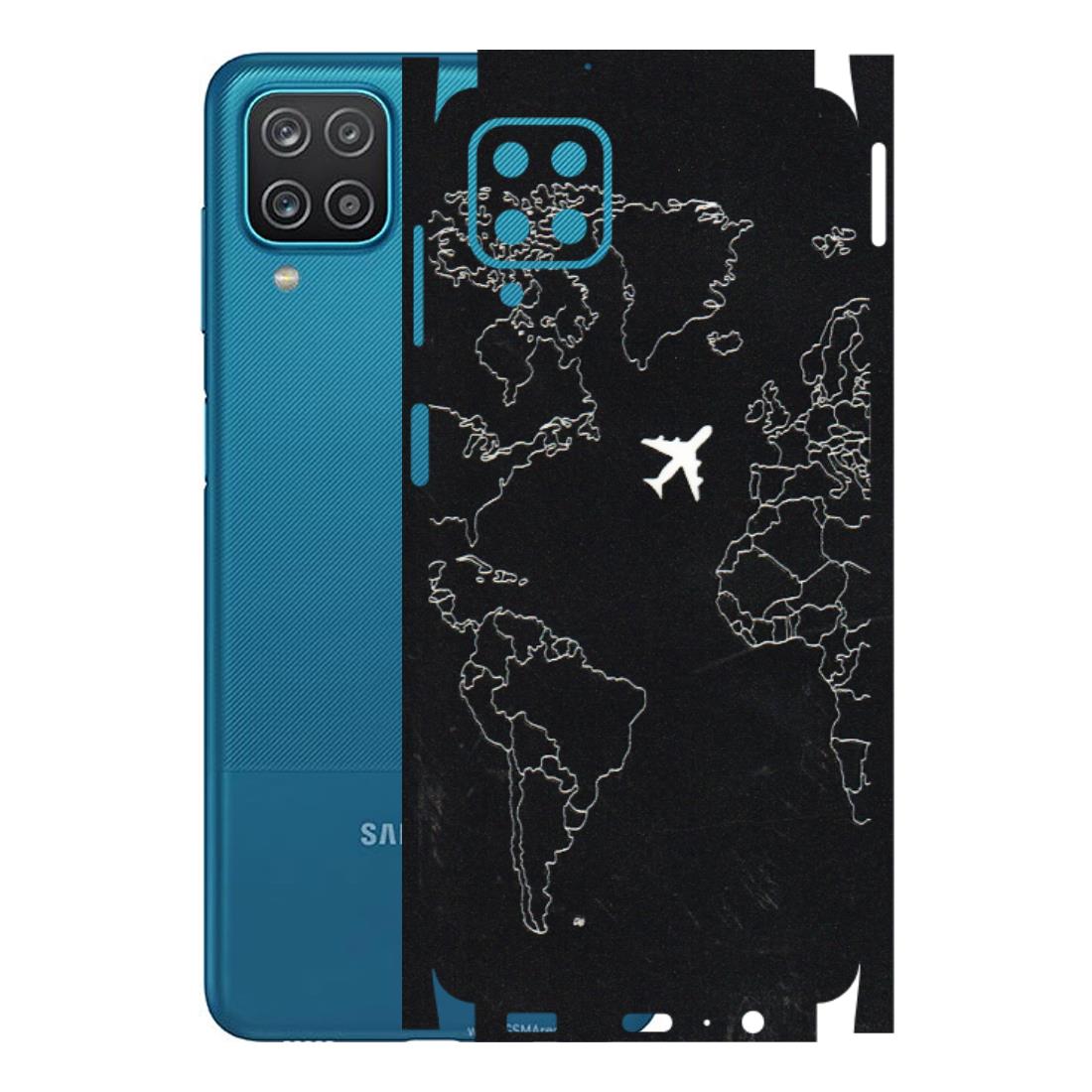 Samsung A/S Series Phone Skins (All Models) - Never Ending Travel - 3D Embossed Finish (L-79) Samsung Galaxy A12