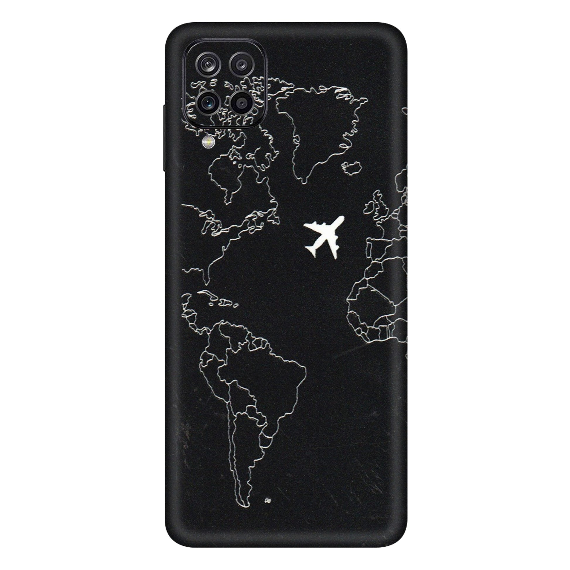 Samsung A/S Series Phone Skins (All Models) - Never Ending Travel - 3D Embossed Finish (L-79) Samsung Galaxy A12
