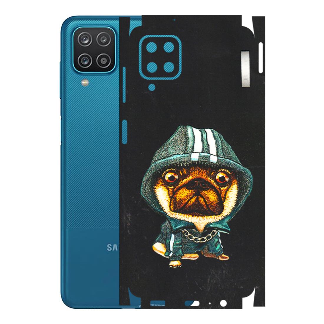 Samsung A/S Series Phone Skins (All Models) - Puppy N Hoodie - 3D Embossed Finish (L-90) Samsung Galaxy A12