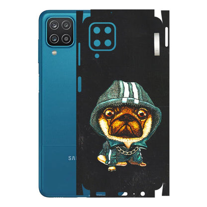 Samsung A/S Series Phone Skins (All Models) - Puppy N Hoodie - 3D Embossed Finish (L-90) Samsung Galaxy A12