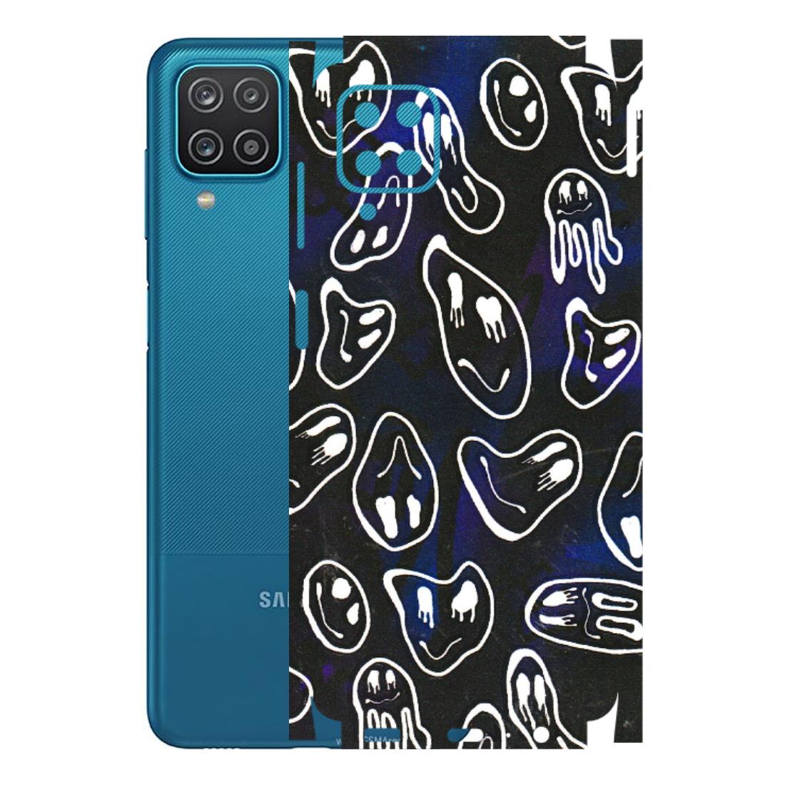 Samsung A/S Series Phone Skins (All Models) - Distorted Smileys - 3D Embossed Finish (L-92) Samsung Galaxy A12