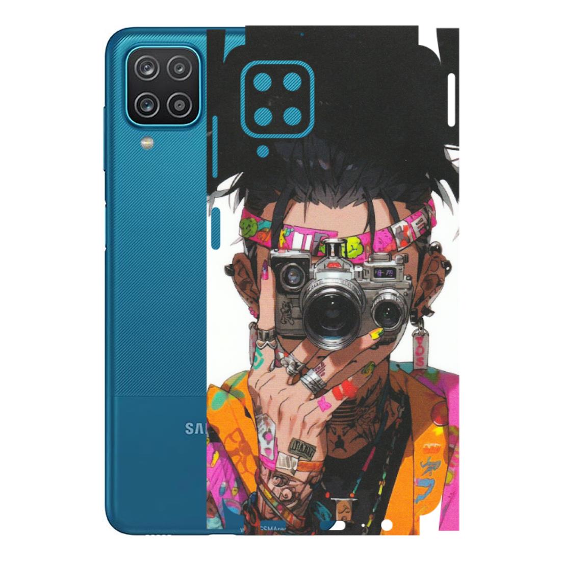Samsung A/S Series Phone Skins (All Models) - Camera Lover Girl - Matte Finish (M-09) Samsung Galaxy A12