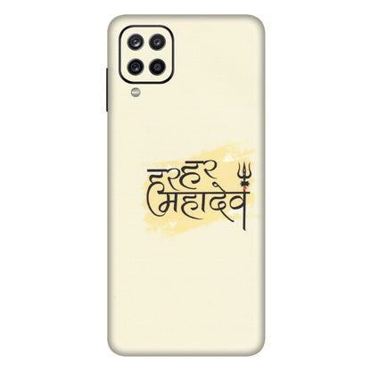 Samsung A/S Series Phone Skins (All Models) - Har Har Mahadev - Matte Finish (M-10) Samsung Galaxy A12