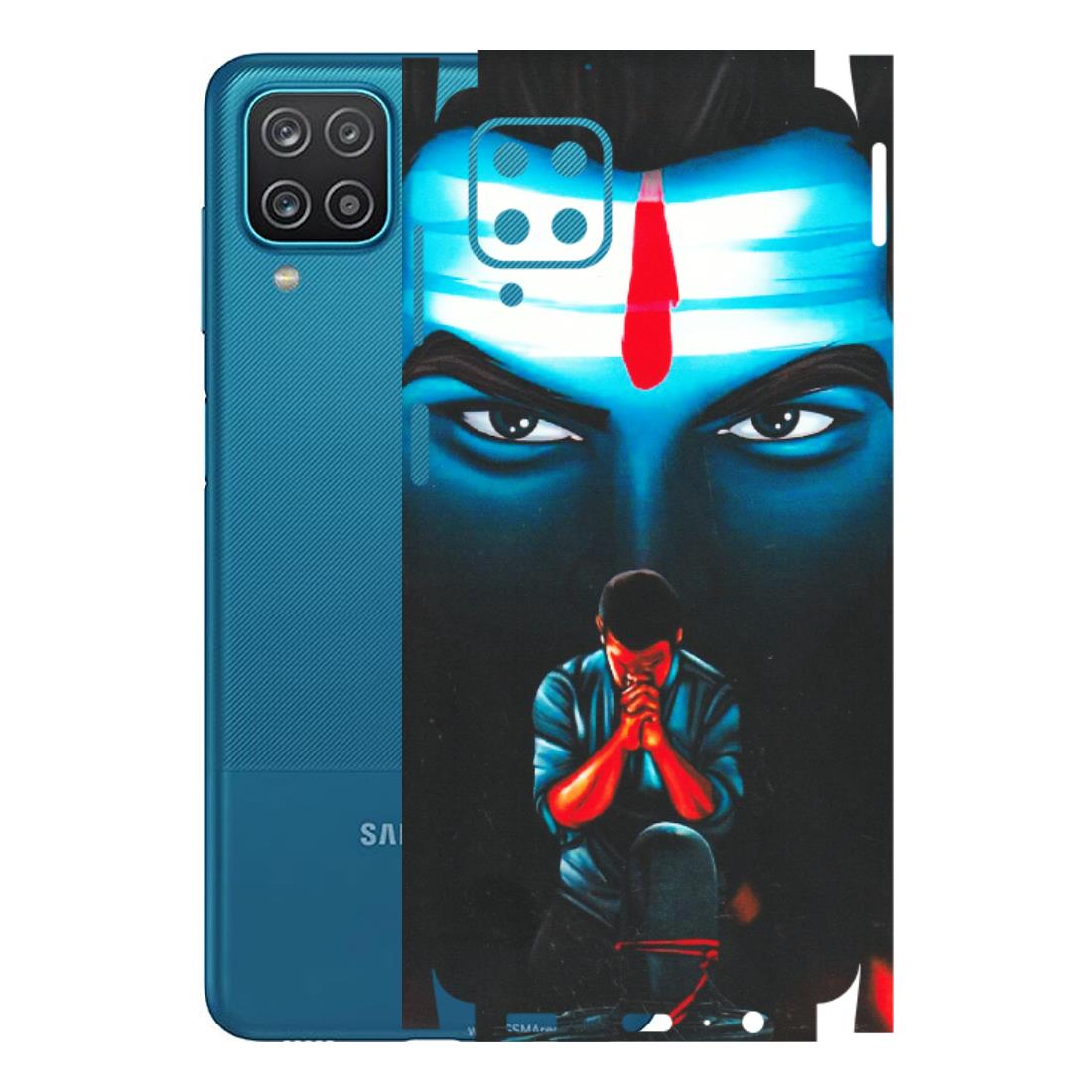 Samsung A/S Series Phone Skins (All Models) - Mahakal Bhakt - Matte Finish (M-112) Samsung Galaxy A12