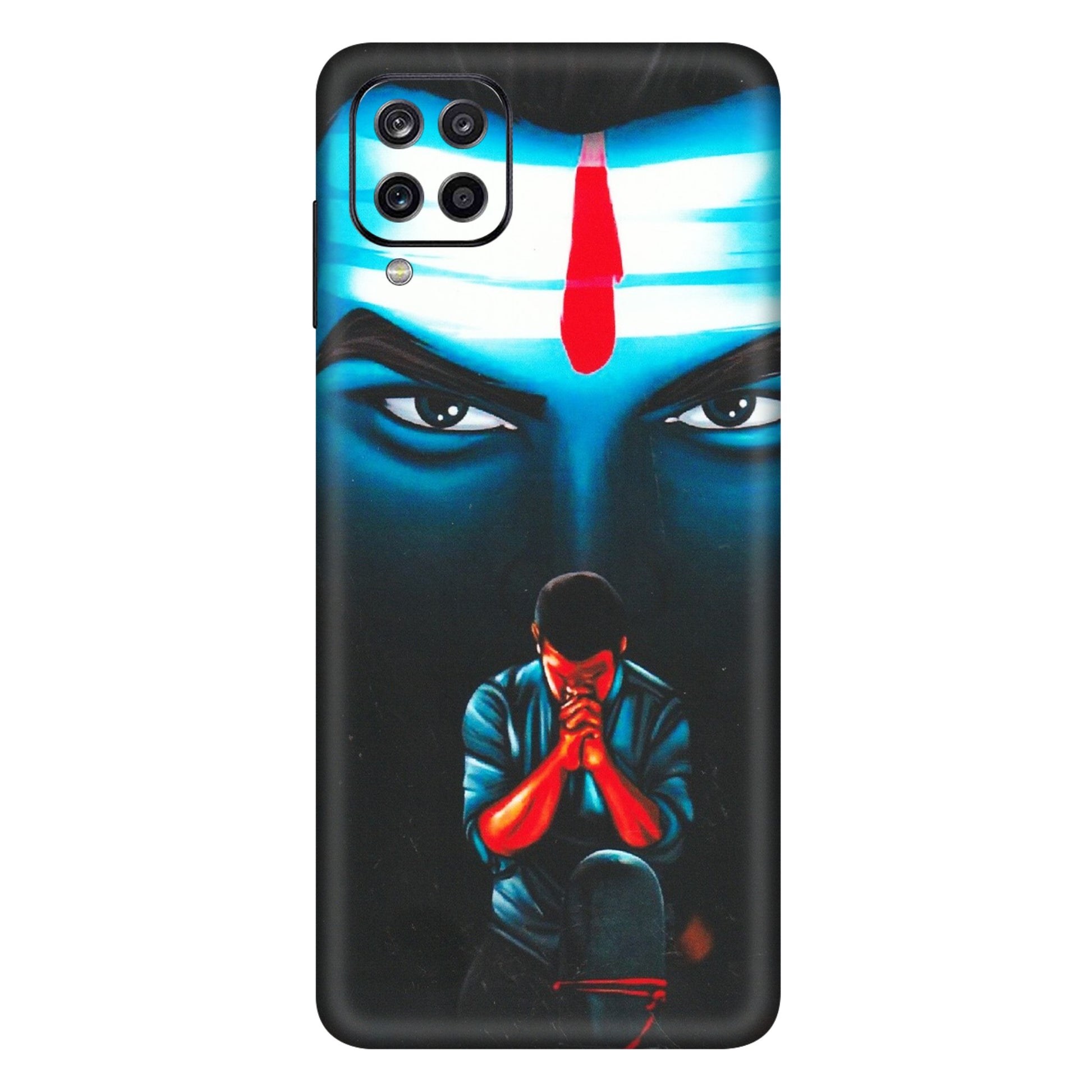 Samsung A/S Series Phone Skins (All Models) - Mahakal Bhakt - Matte Finish (M-112) Samsung Galaxy A12