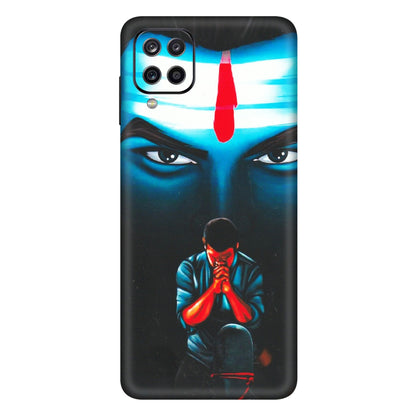 Samsung A/S Series Phone Skins (All Models) - Mahakal Bhakt - Matte Finish (M-112) Samsung Galaxy A12