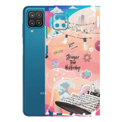 Samsung A/S Series Phone Skins (All Models) - Stronger Then Yesterday - Matte Finish (M-128) Samsung Galaxy A12