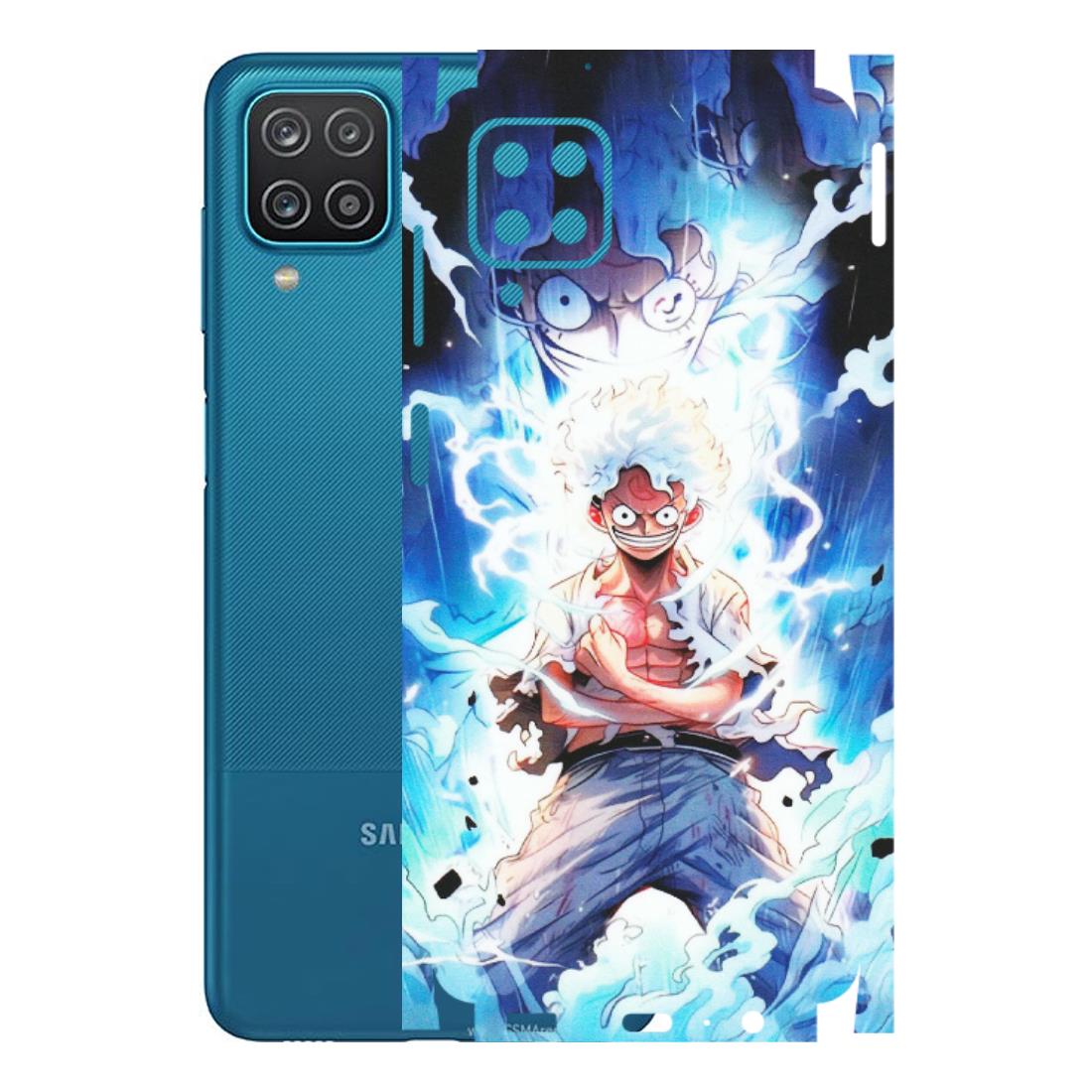 Samsung A/S Series Phone Skins (All Models) - Blue Thunder Luffy Anime - Matte Finish (M-132) Samsung Galaxy A12