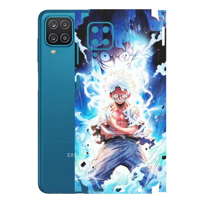 Samsung A/S Series Phone Skins (All Models) - Blue Thunder Luffy Anime - Matte Finish (M-132) Samsung Galaxy A12