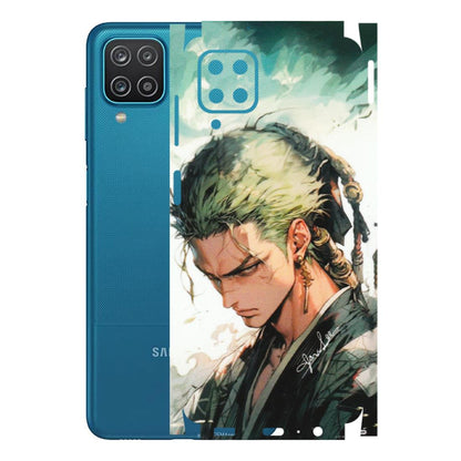 Samsung A/S Series Phone Skins (All Models) - New Roronoa Zoro One Picece Anime - Matte Finish (M-140) Samsung Galaxy A12