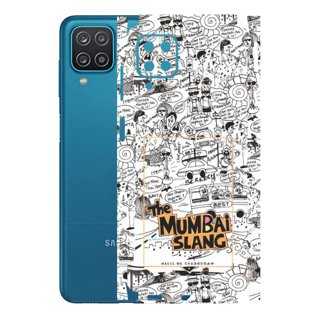 Samsung A/S Series Phone Skins (All Models) - The Mumbai Slang - Matte Finish (M-142) Samsung Galaxy A12