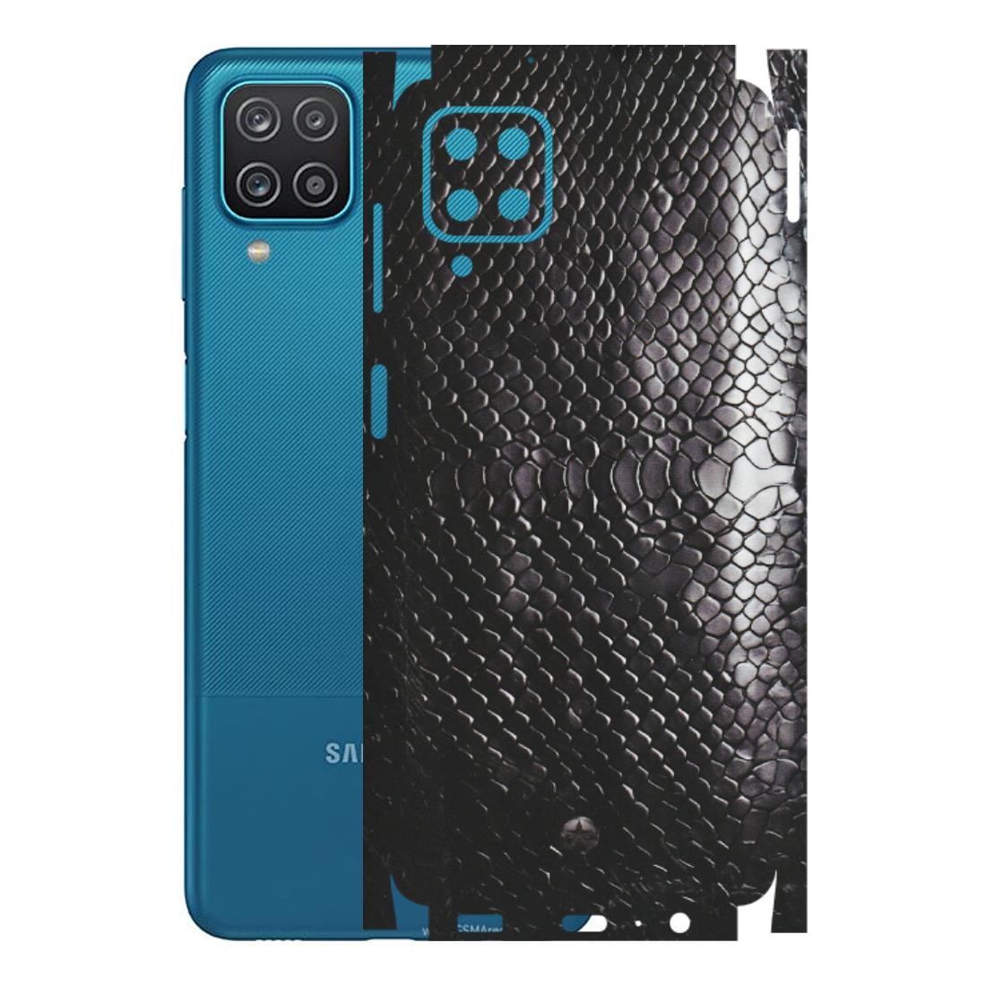 Samsung A/S Series Phone Skins (All Models) - Black Snack Leather - Matte Finish (M-147) Samsung Galaxy A12