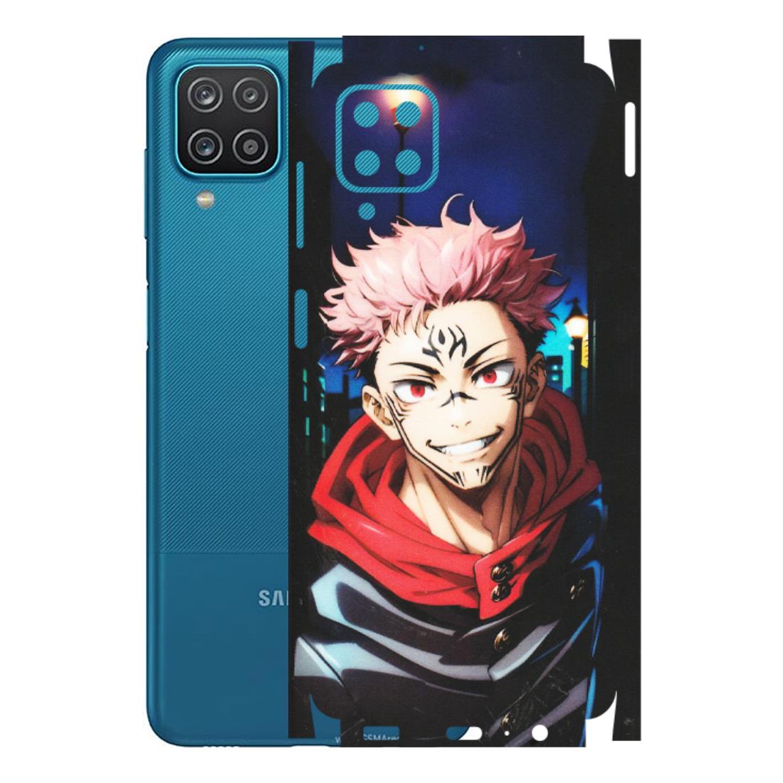 Samsung A/S Series Phone Skins (All Models) - Yuji Itadori Funny Face Anime - Matte Finish (M-152) Samsung Galaxy A12