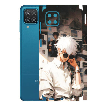 Samsung A/S Series Phone Skins (All Models) - Gojo Satoru Jujustu Kaisen Anime - Matte Finish (M-156) Samsung Galaxy A12