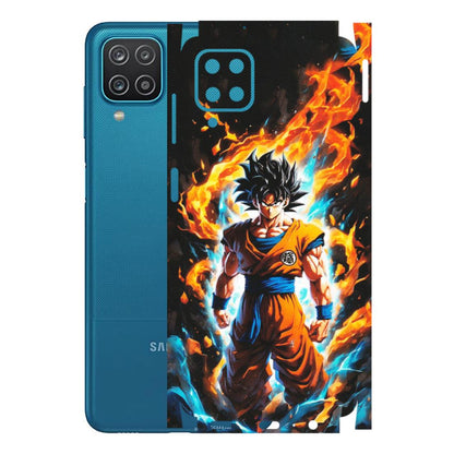 Samsung A/S Series Phone Skins (All Models) - Goku Transformation Anime - Matte Finish (M-159) Samsung Galaxy A12