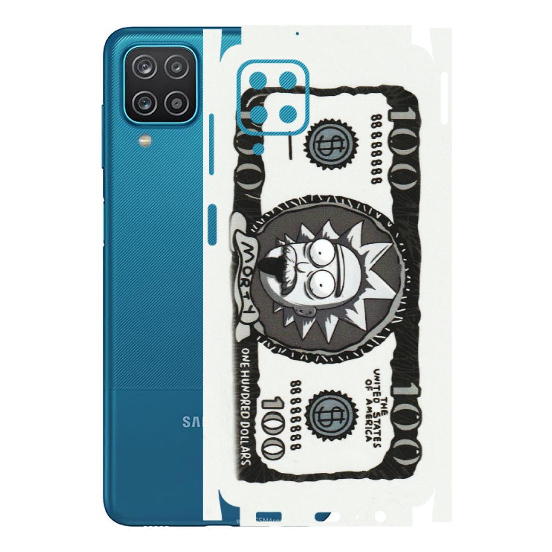 Samsung A/S Series Phone Skins (All Models) - Rick And Morty Hundred Dollar Anime - Matte Finish (M-161) Samsung Galaxy A12